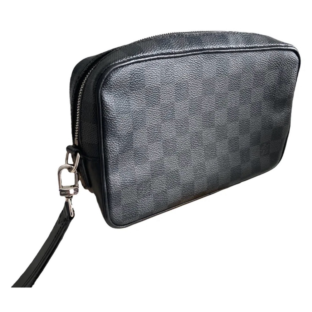 Authentic Louis Vuitton Alpha Wearable Wallet – Black Damier